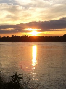 Mississippi River reflection